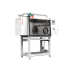 Mini α-1000P Glove Box Auto Purging and Gas Purification