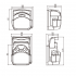 Peristaltic Pump Head, Flow Rate ≤2150 mL/min, Roller Material PA6 -FG15/FG25-13