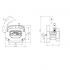 Peristaltic Pump Head, Flow Rate ≤1800 mL/min, Maximum 4 Channels, Cartridge Style -DG15