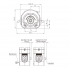 Peristaltic Pump Head, Polycarbonate Housing, Flow Rate ≤6000 mL/min -KZ25