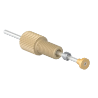 Adapters & Connectors: Standard Flangeless PEEK Fittings,  1/4''-28 Threaded Nuts, Ferrules and Locking Ring (100 Pcs/Pk)