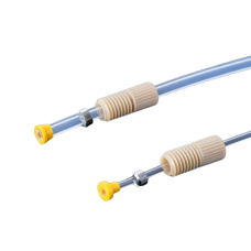 Adapters & Connectors: Short Flangeless PEEK Fittings, Headless, 1/4''-28 Nuts, Ferrules and Locking Ring (100 Pcs/Pk) Adapters & Connectors: Short Flangeless PEEK Fittings, Headless, 1/4''-28 Nuts, Ferrules and Locking Ring (100 Pcs/Pk)