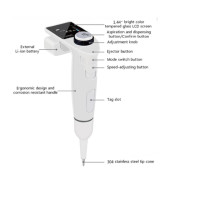 4E's Scientific Laboratory Electronic Pipette Single-Channel with Adjustable Volume Options from 0.2 to 10 μL Up to 1 to 10 mL 4E's Scientific Laboratory Electronic Pipette Single-Channel with Adjustable Volume Options from 0.2 to 10 μL Up to 1 to 10 mL