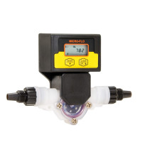 Bluewhite Micro-Flo Paddlewheel Flowmeter, 115V Models with 1/4'' F/NPT and Clear PVC Lens