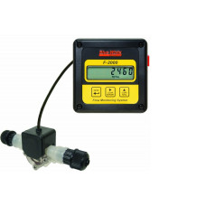 Bluewhite Micro-Flo Paddlewheel Flowmeter, 115V Models with 1/8'' F/NPT and Clear PVC Lens