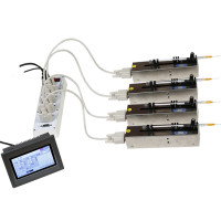 Multi-channel Laboratory Micro Syringe Pump, Max. Flow Rate 30 mL/min, Maximum 8 Channels Multi-channel Laboratory Micro Syringe Pump, Max. Flow Rate 30 mL/min, Maximum 8 Channels