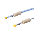 Adapters & Connectors: Short Flangeless PEEK Fittings, Headless, 1/4''-28 Nuts, Ferrules and Locking Ring (100 Pcs/Pk)