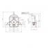 Peristaltic Pump Head, Large Flow Rate 0.6 - 11 L/min, Housing PSU, Maximum 2 Channels-YZ35-13