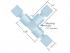 Adapters & Connectors: Tee for 1/8'' OD Tubing, 1/4"-28 Flat Bottom, ETFE